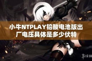 小牛NTPLAY铅酸电池版出厂电压具体是多少伏特