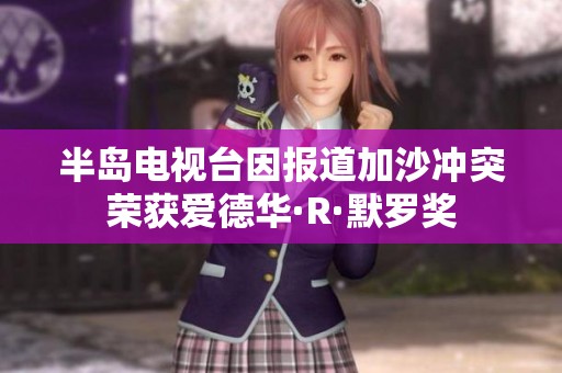 半岛电视台因报道加沙冲突荣获爱德华·R·默罗奖