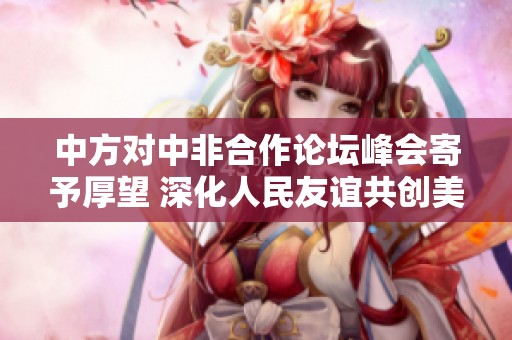中方对中非合作论坛峰会寄予厚望 深化人民友谊共创美好未来