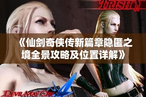 《仙剑奇侠传新篇章隐匿之境全景攻略及位置详解》