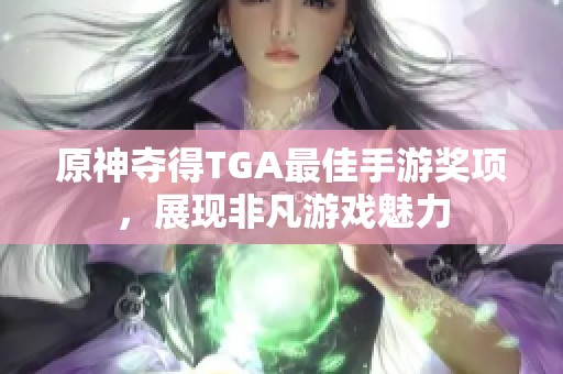 原神夺得TGA最佳手游奖项，展现非凡游戏魅力